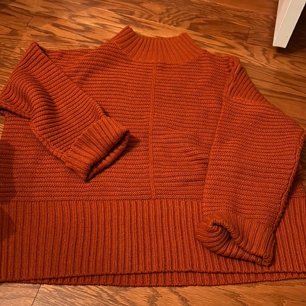 TopShop Orange Red Turtleneck US Size 12. Worn few times. Great condition.